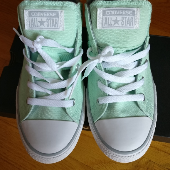 New with Box Mint Green Converse All Star Low Top Juniors Unisex 6 - Picture 10 of 10
